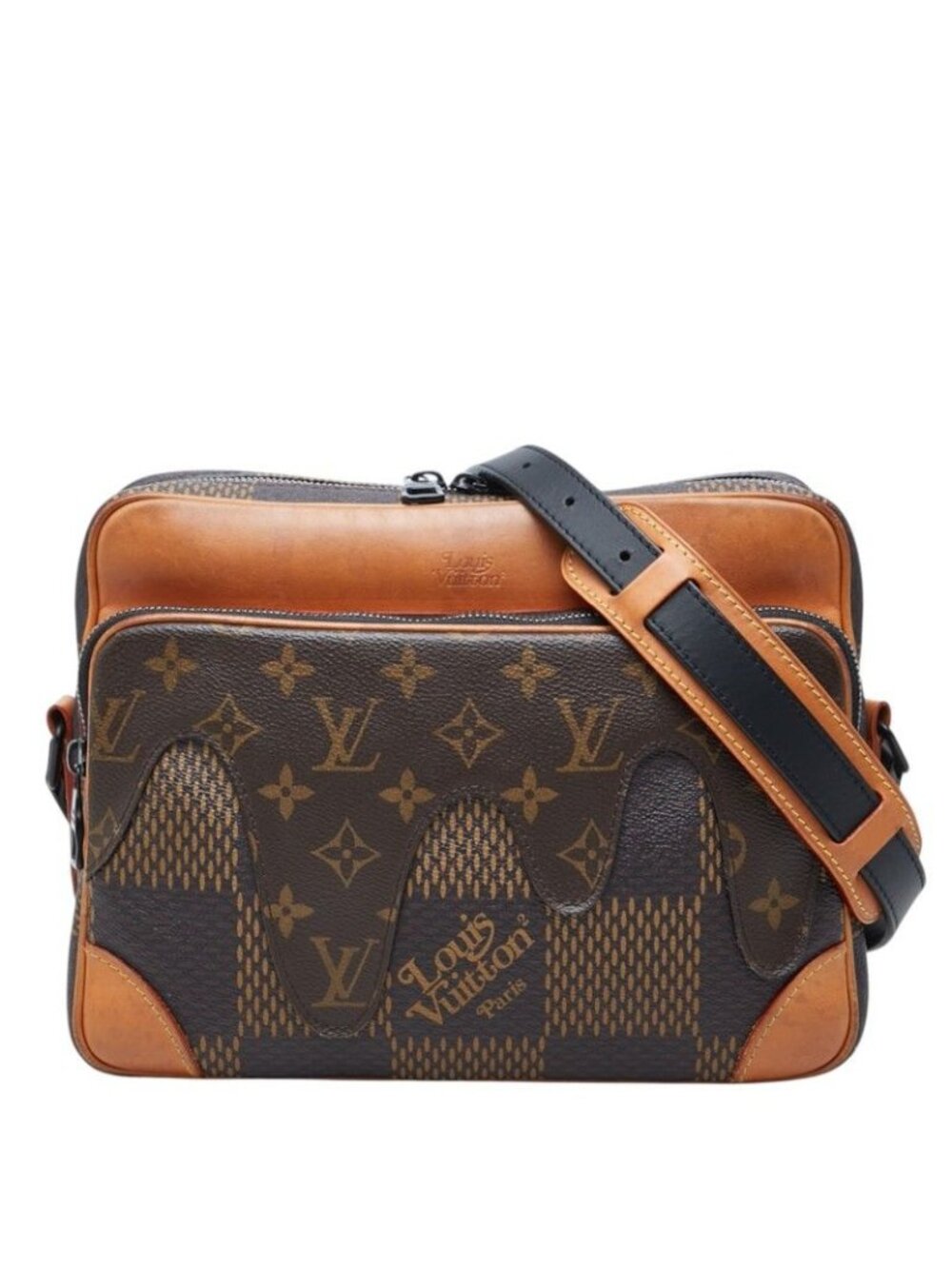 Louis Vuitton Damier Giant Nile Messenger PM Crossbody Shoulder Bag Brown